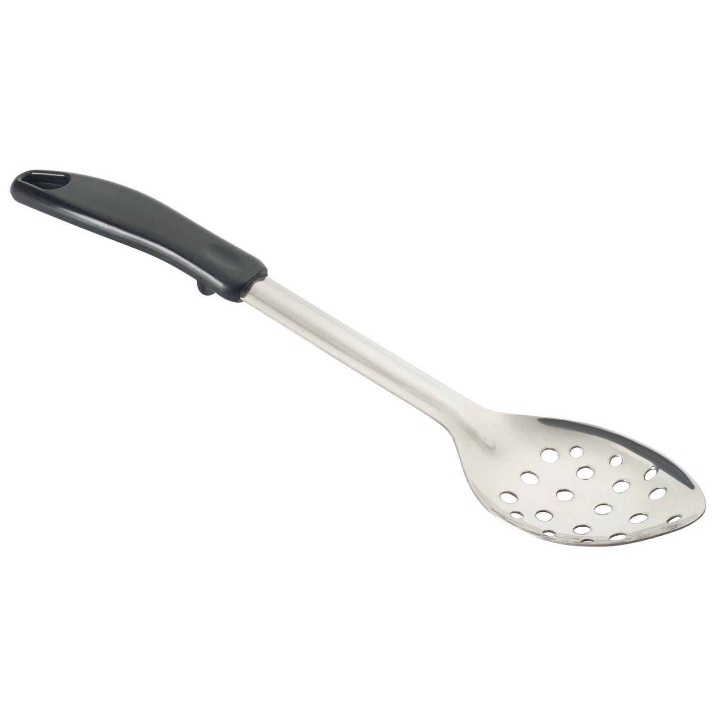 BHPP-13 - Basting Spoon with Stop-Hook Polypropylene Handle - Perforated, 13"