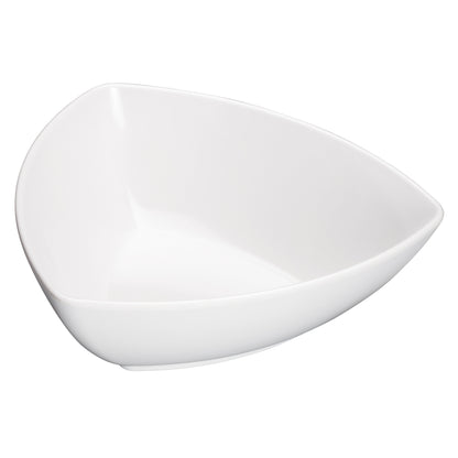 WDM005-203 - 9" Melamine Triangular Bowl, White, 24pcs/case