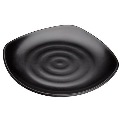 WDM013-301 - 8-3/4" Melamine Square Plate, Black, 24pcs/case