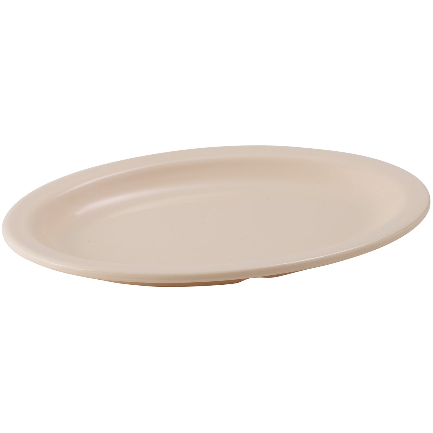 MMPO-96 - Melamine 9-3/4" x 6-3/4" Oval Platter - Tan