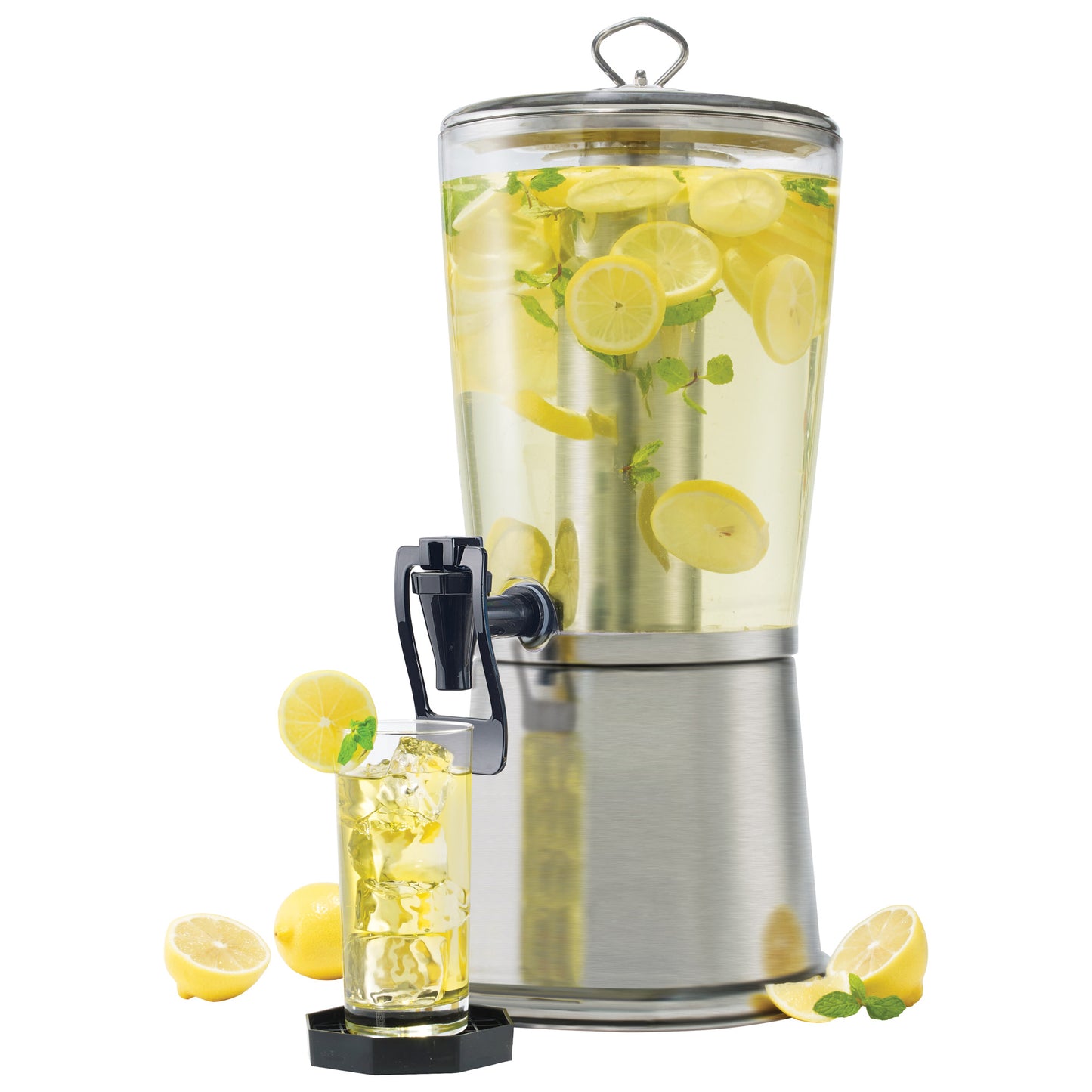 904 - Cold Beverage Dispenser with Ice Core and Hands-Free Faucet