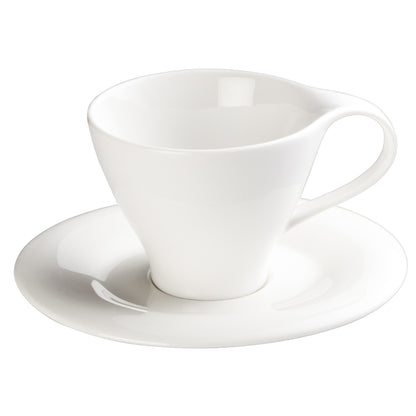 WDP004-214 - 3-1/2"Dia. Porcelain Coffee Cup, Creamy White, 36 pcs/case