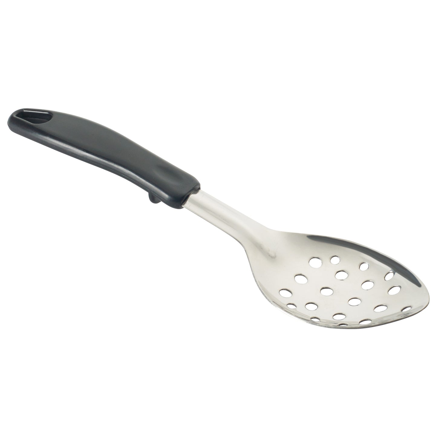 BHPP-11 - Basting Spoon with Stop-Hook Polypropylene Handle - Perforated, 11"