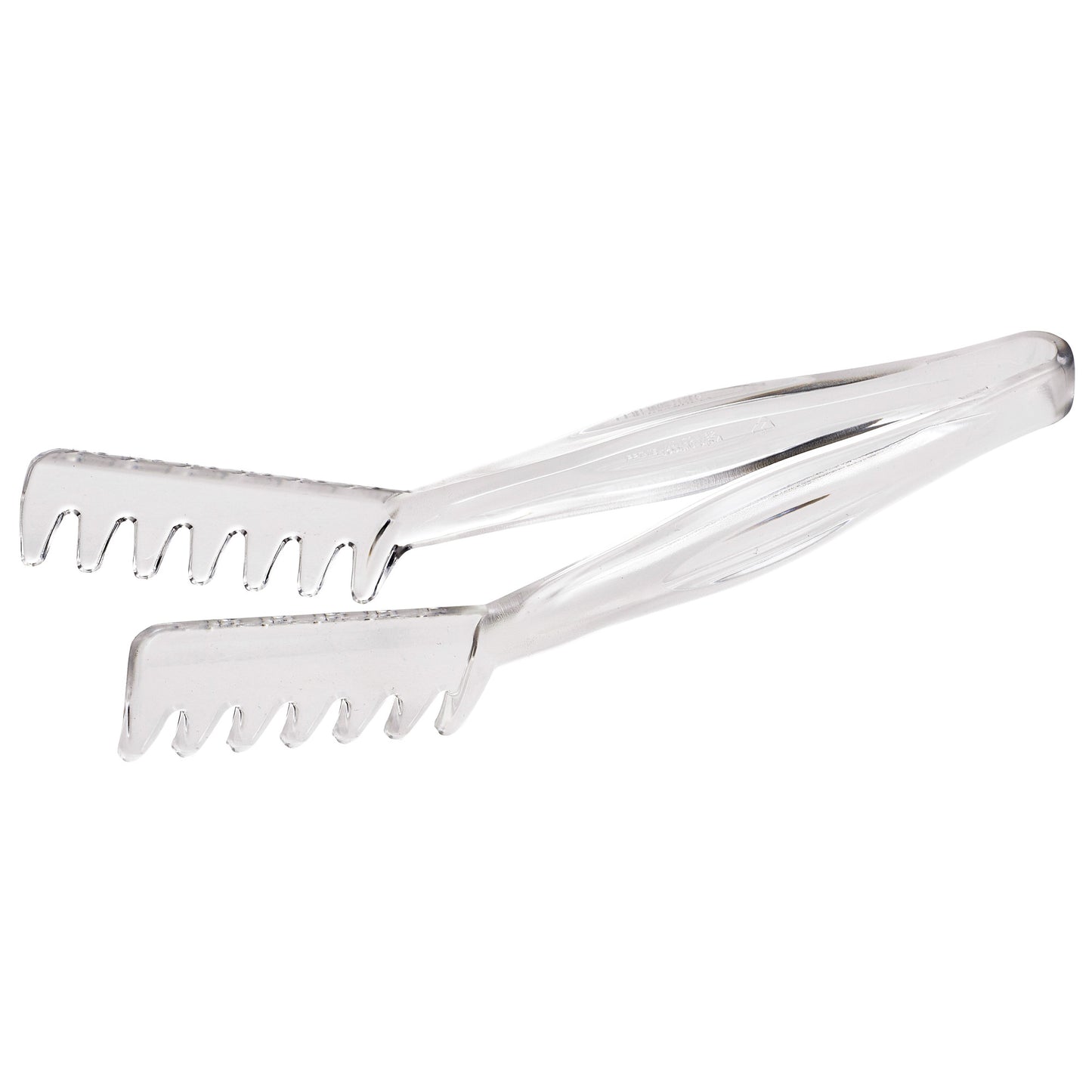 PPT-11C - Polycarbonate Spaghetti Tongs - Clear