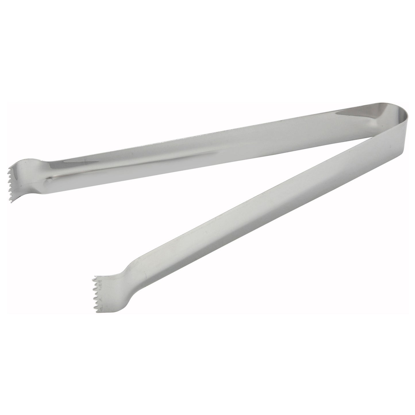 PT-6 - Pom Tongs, Satin Finish Stainless Steel - 6"