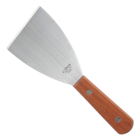 TN526 - Scraper, Wooden Handle, 4-1/2" x 3-1/8" Blade