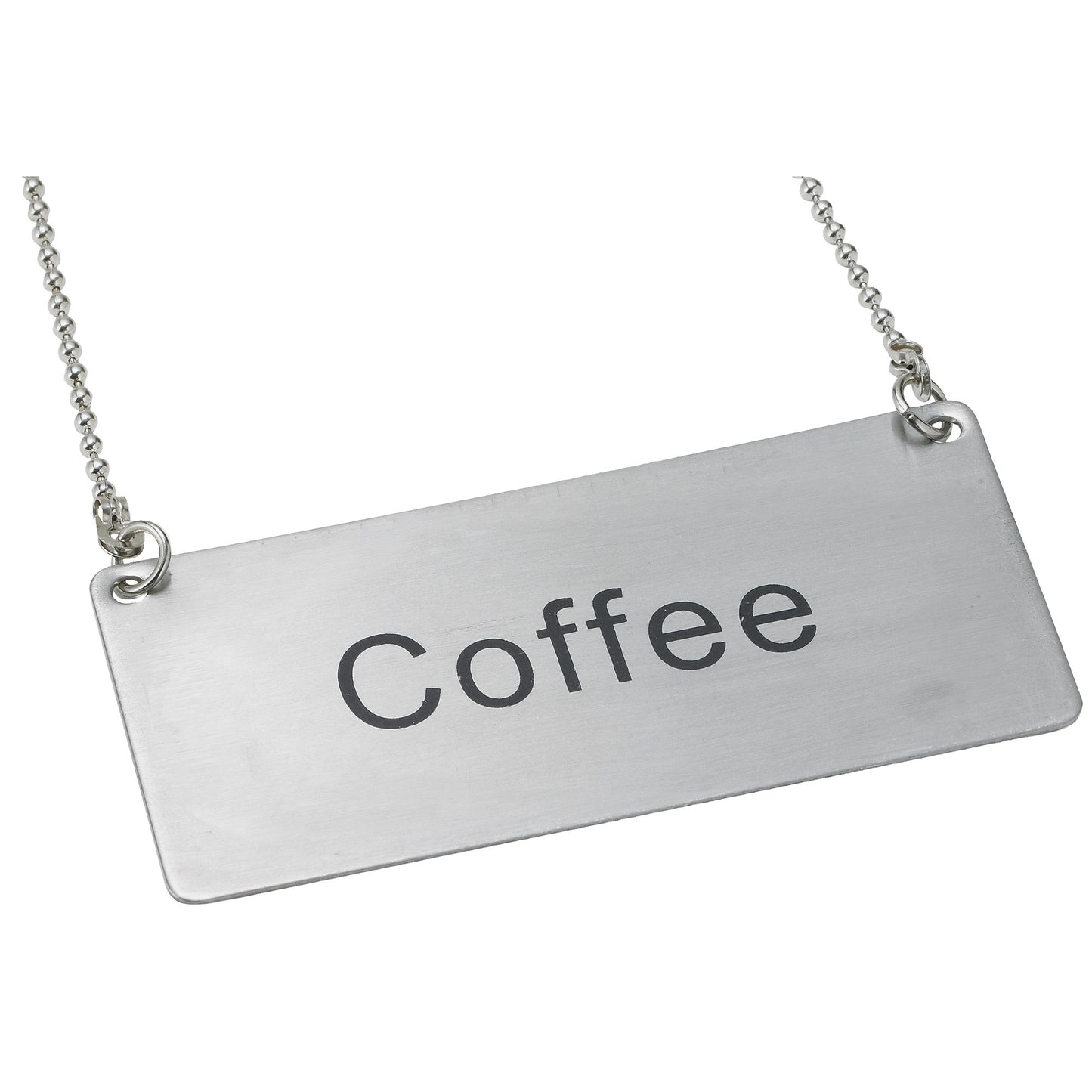 SGN-203 - Chain Sign, Stainless Steel - Coffee