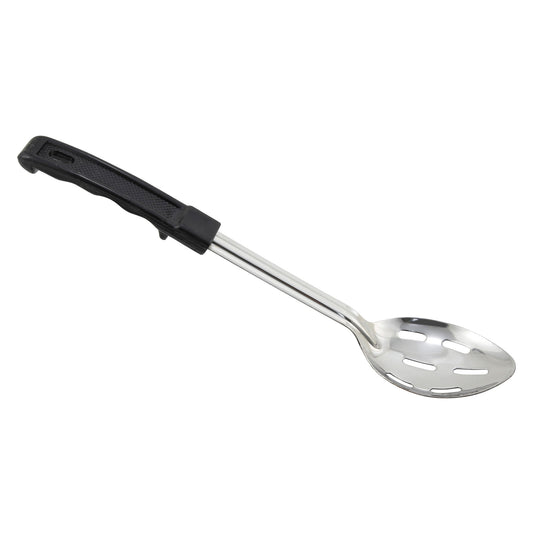 BHSN-13 - Winco Prime Basting Spoon with Stop-Hook ABS Handle - Slotted, 13"