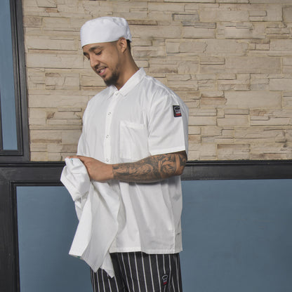 UNF-1W3XL - Chef Shirt, Snap-Button