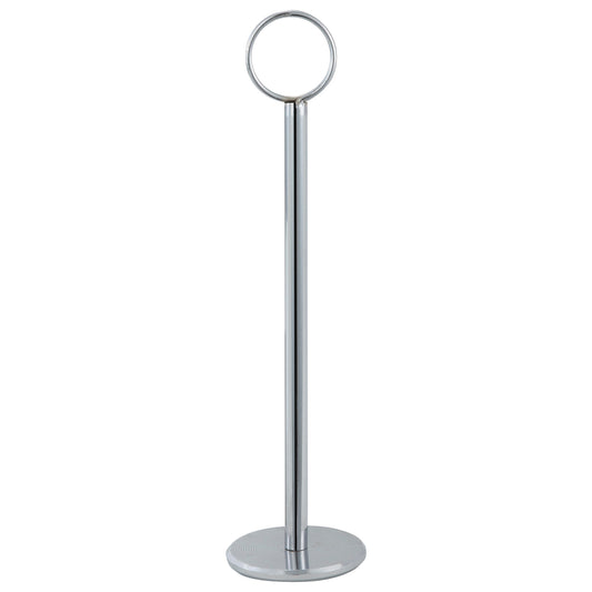 TBH-8 - Table Number Holder, Chrome - 8"