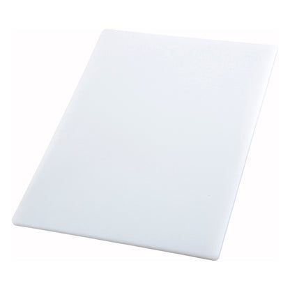 CBWT-1520 - White Rectangular Cutting Board - 15" x 20" x 1/2"