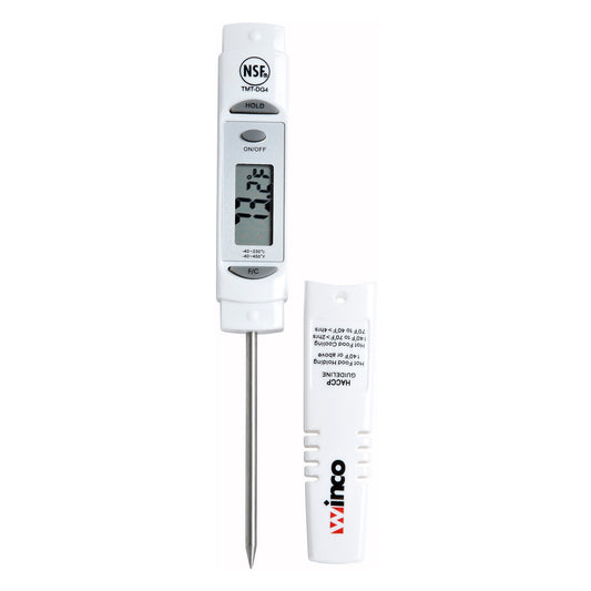 TMT-DG4 - Digital Thermometer, 1-1/4" LCD, 3-1/8" Probe, White