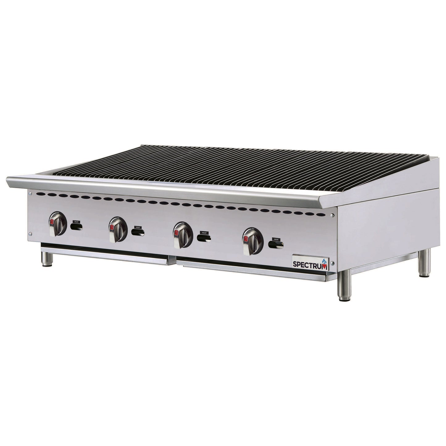 NGCB-48R - Spectrum Gas Charbroiler, 48" Wide, Natural / LP