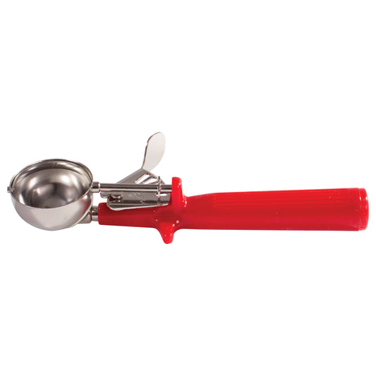 ICOP-24 - Winco Prime 18/8 Stainless Steel One-Piece Thumb Press Disher - 24