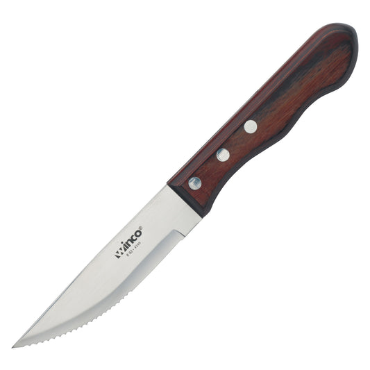 K-82 - Jumbo Steak Knives, 4-3/4" Blade, Polywood Handle, Pointed Tip
