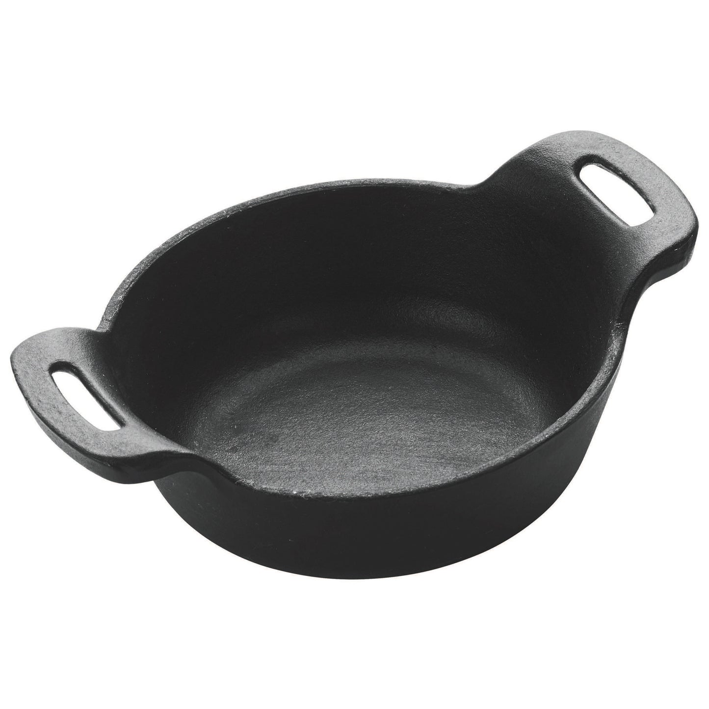 CASM-5R - 5-1/8" FireIron Mini Cast Iron 12oz Round Server