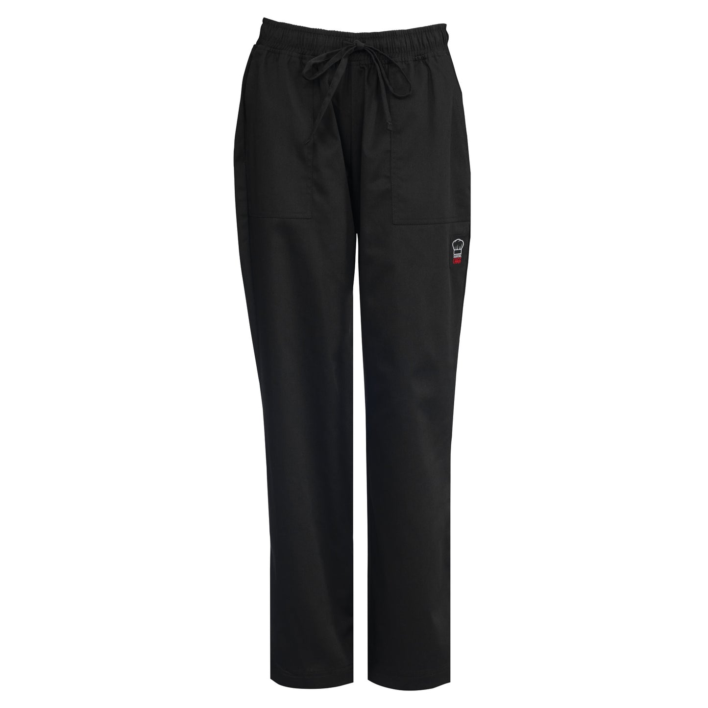 UNF-8KM - Women's Chef Pants, Black - Medium