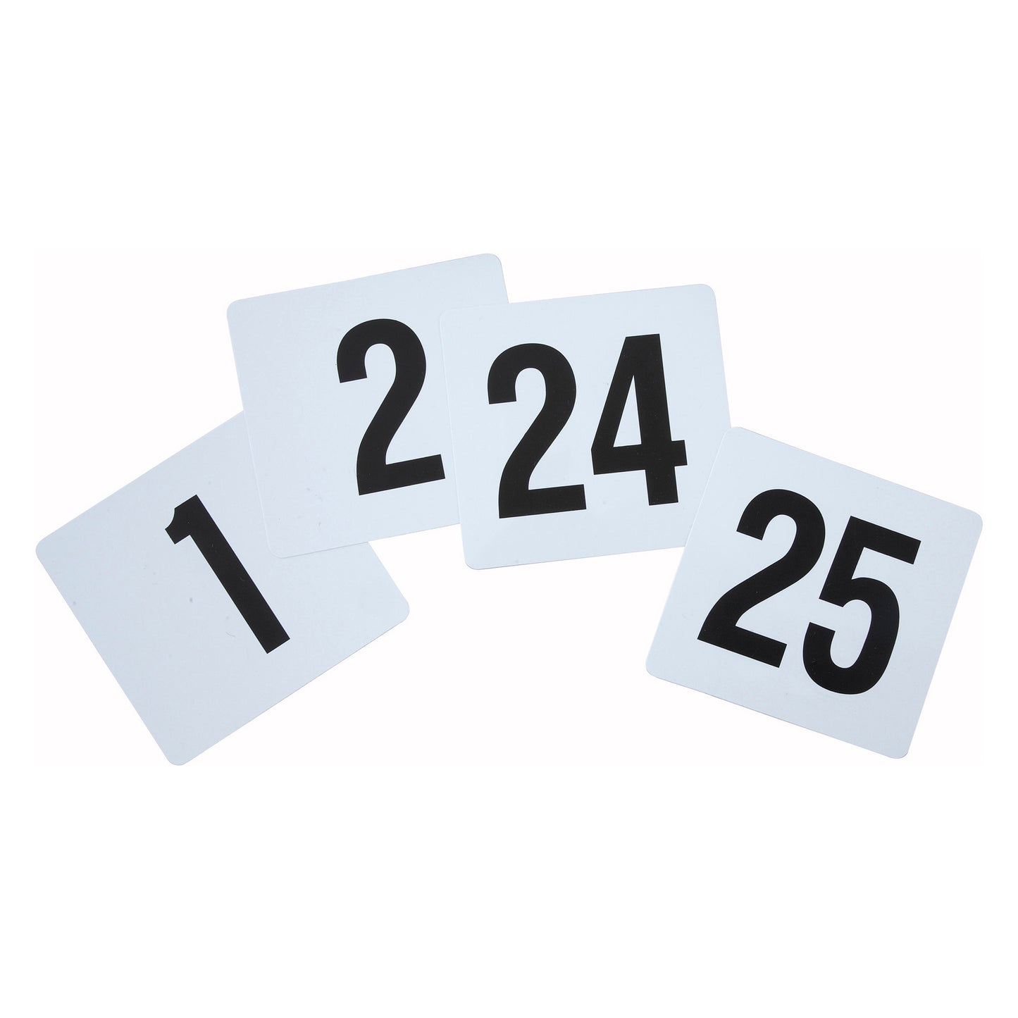 TBN-25 - Plastic Table Numbers, 1-25