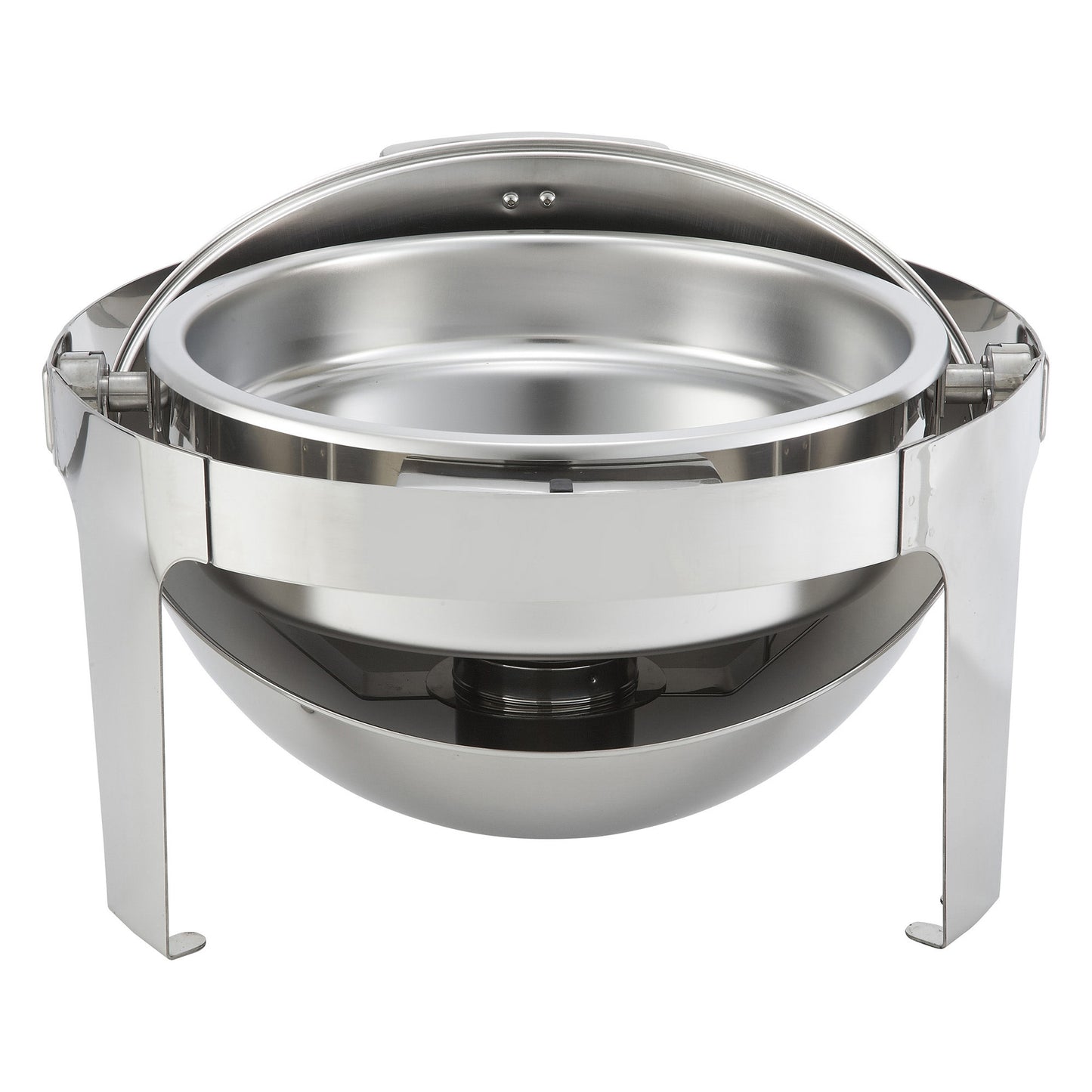 602 - Madison Collection 6 Quart Round Roll-Top Chafer, Heavyweight