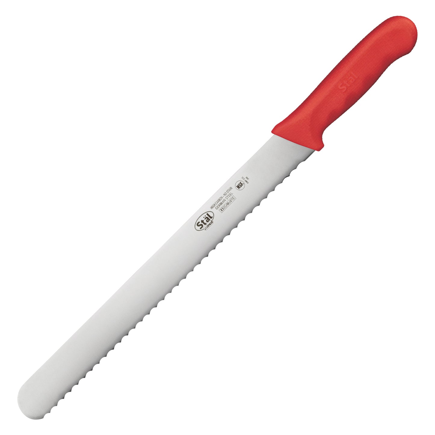 KWP-121R - Stäl 12" Wavy Edge Slicer - Red