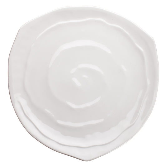 WDM007-202 - 11" Melamine Triangular Plate, White, 12pcs/case