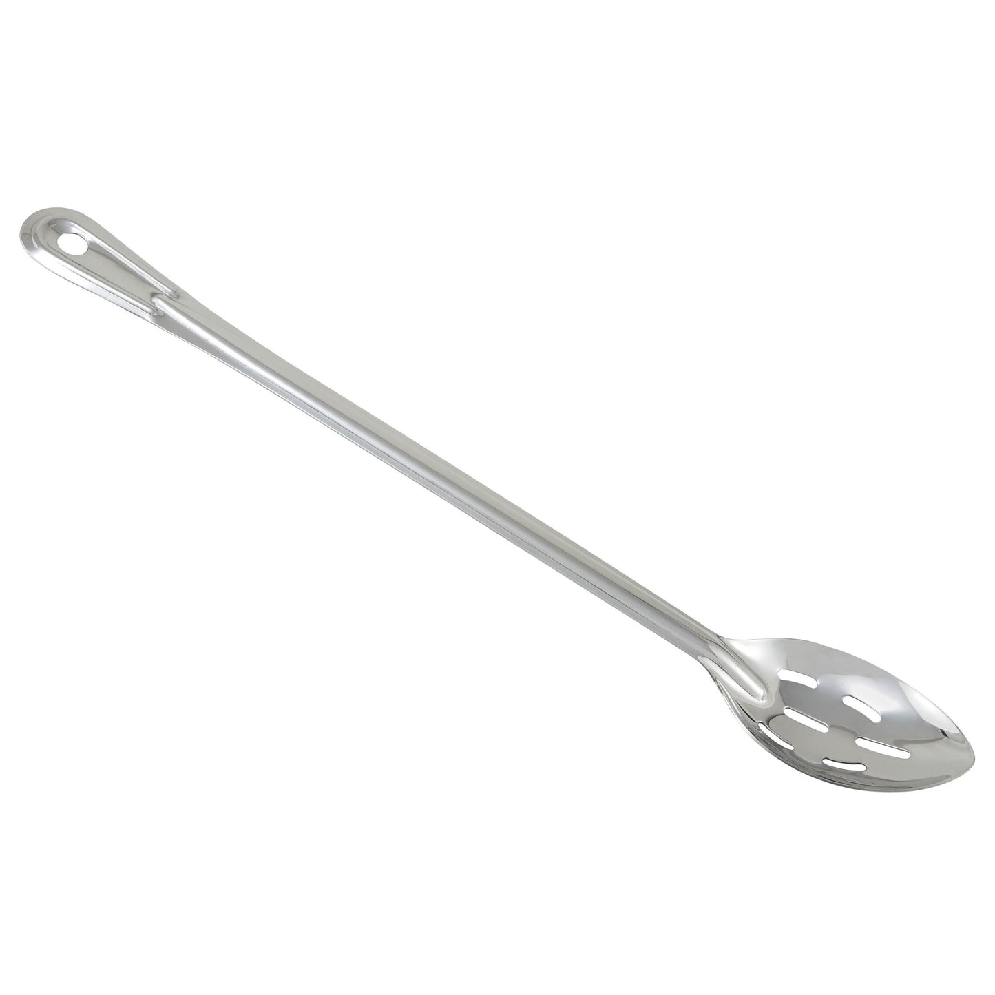 BSSN-18 - Winco Prime One-piece Stainless Steel Basting Spoon, NSF - Slotted, 18"
