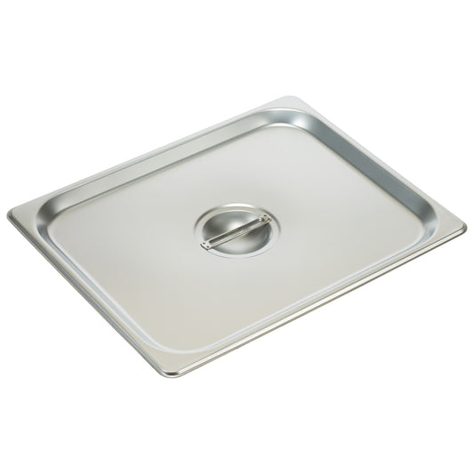 SPSCH - 18/8 Stainless Steel Steam Pan Cover, Solid - Half (1/2)