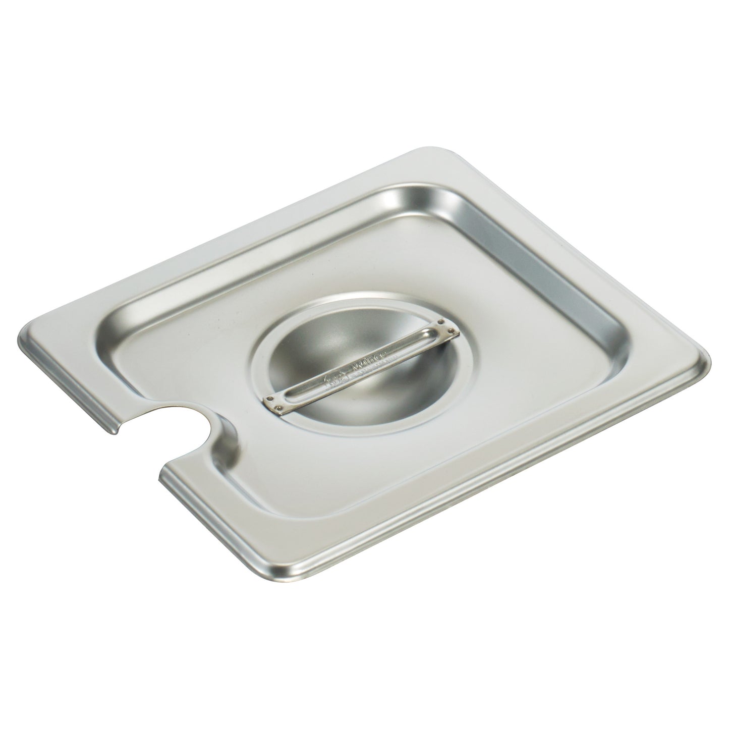 SPCS - 18/8 Stainless Steel Steam Pan Cover, Slotted - 1/6