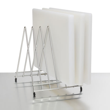 CB-6L - Cutting Board Rack with 6 slots and Accessory Hooks