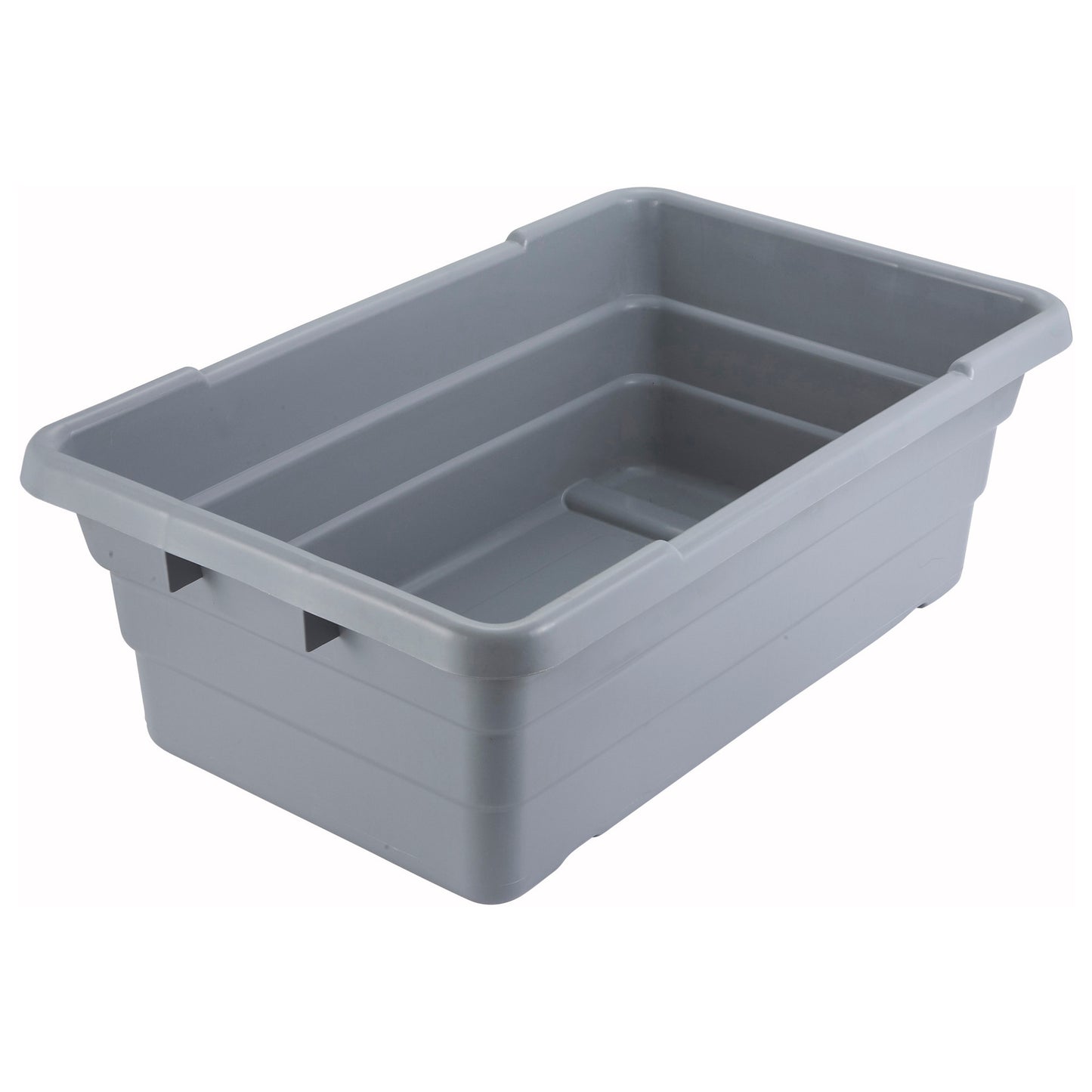 PL-8 - Nesting Polypropylene Lug Box, Gray