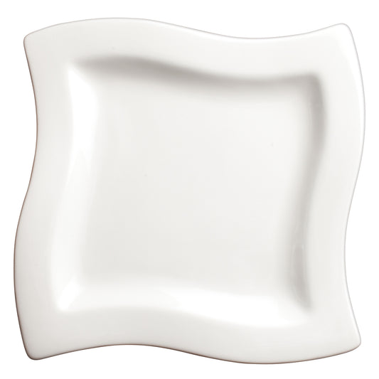 WDP011-101 - 6"Sq Porcelain Square Plate, Bright White, 36 pcs/case
