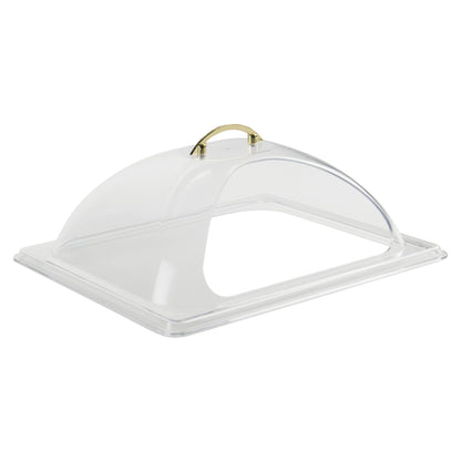 C-DPF2 - Dome Cover, Half-size, Cut-Out Opening, Polycarbonate