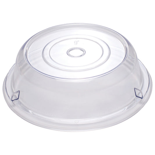PPCR-9 - Clear Polycarbonate Plate Cover - 9" Dia
