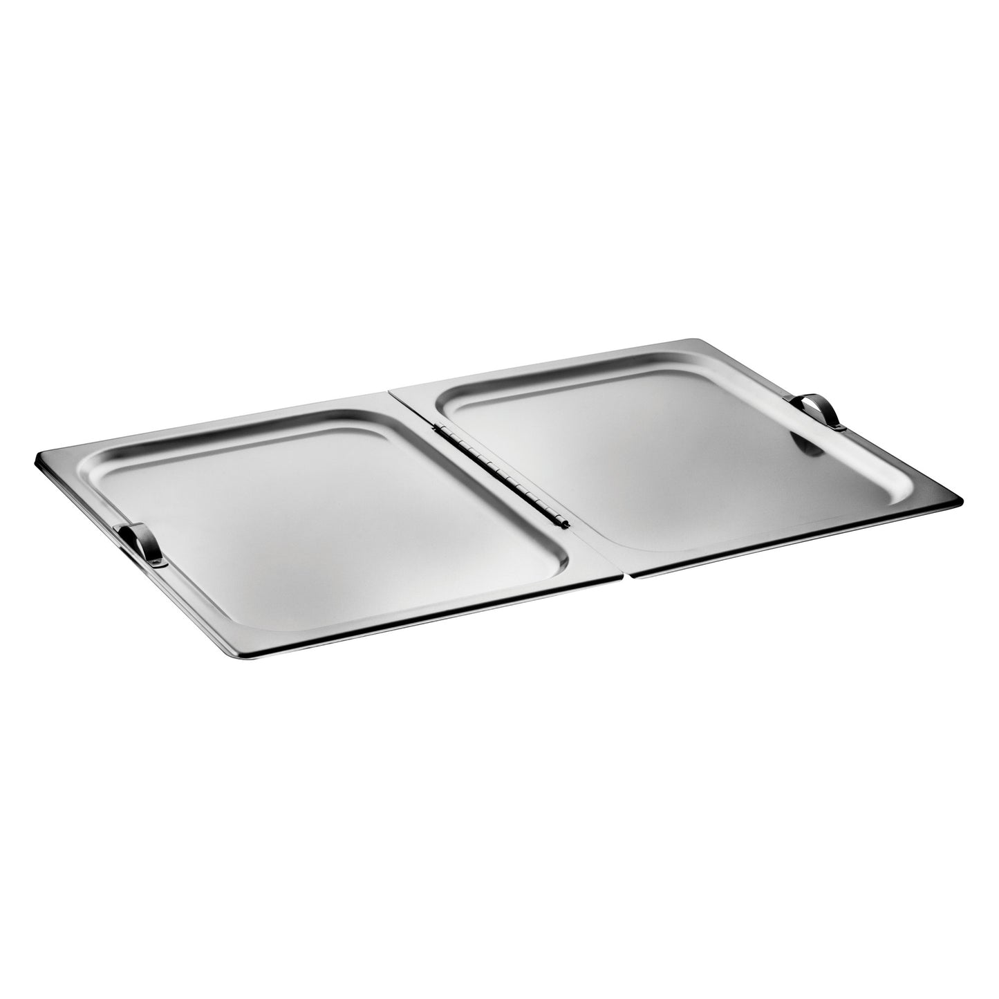 C-HFC1 - Stainless Steel Full-Size  Hinged Flat Cover with Dual Handles