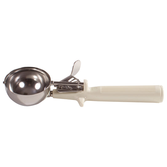 ICOP-10 - Winco Prime 18/8 Stainless Steel One-Piece Thumb Press Disher - 10