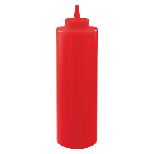 PSB-24R - Regular Squeeze Bottles - 24 oz, Red