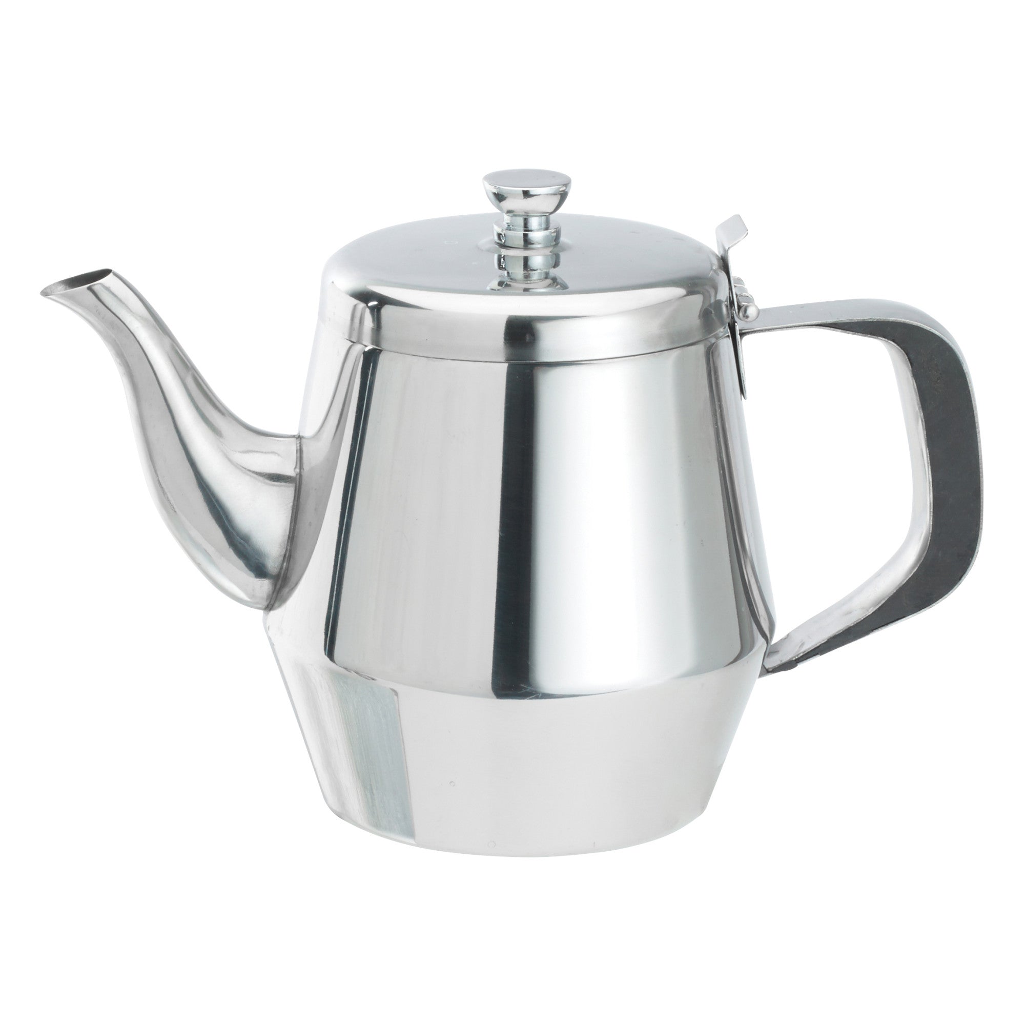JB2928 - Gooseneck Teapot, Stainless Steel - 28 oz – Winco