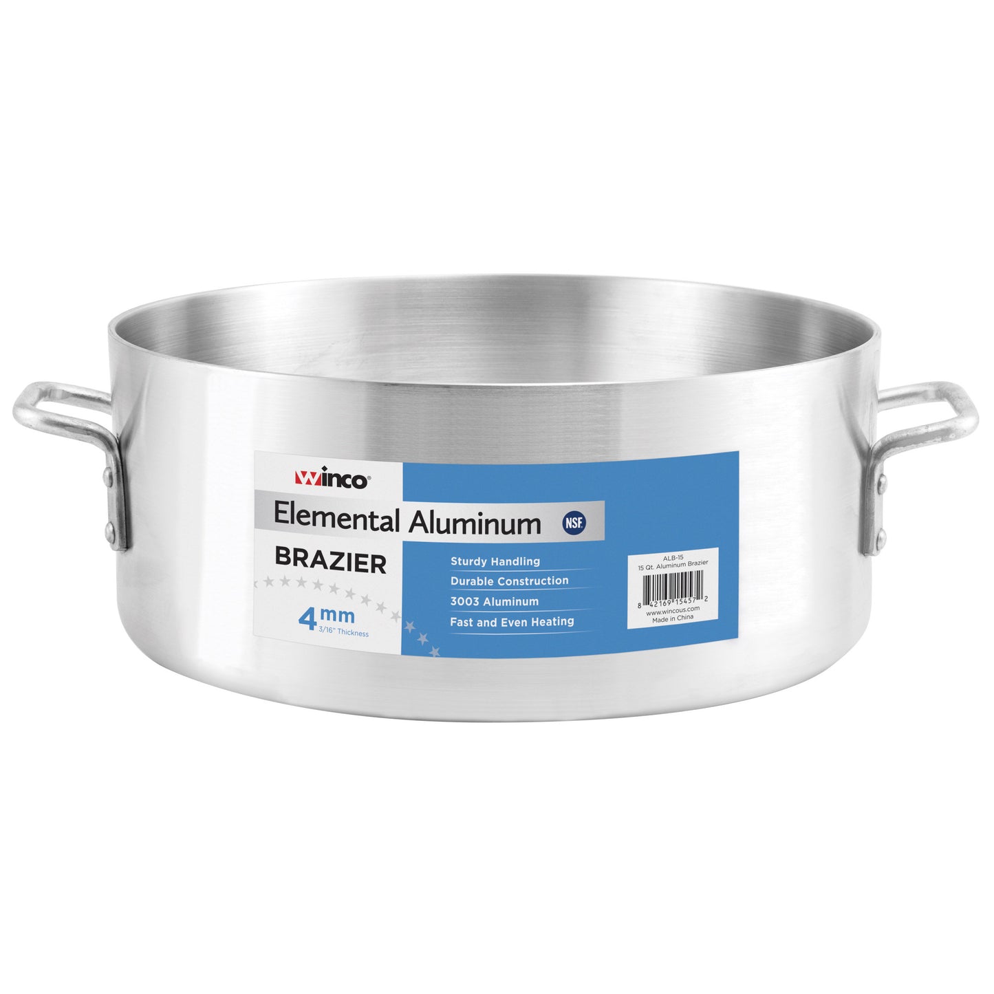 ALB-40 - Elemental Aluminum Brazier, 4mm - 40 Quart