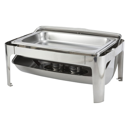 601 - Madison Collection 8 Quart Full-Size Roll-Top Chafer, Heavyweight