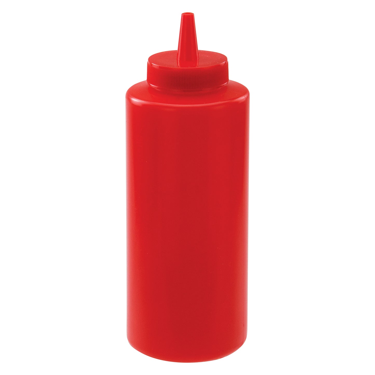 PSB-12R - Regular Squeeze Bottles - 12 oz, Red