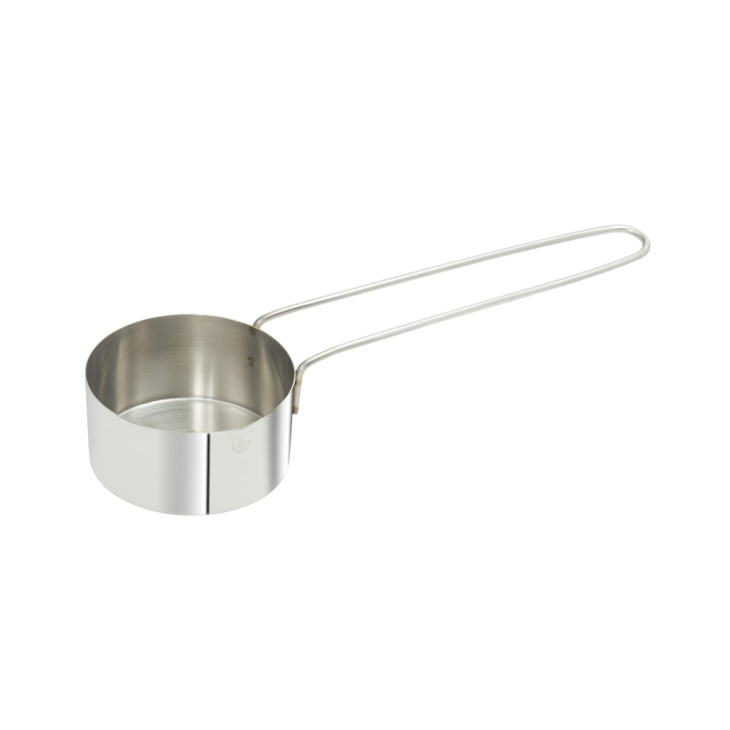 MCPL-050C - Stainless Steel Measuring Cup with 6" Long Loop Handle, 1/2 Cup