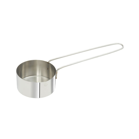 MCPL-050C - Stainless Steel Measuring Cup with 6" Long Loop Handle, 1/2 Cup