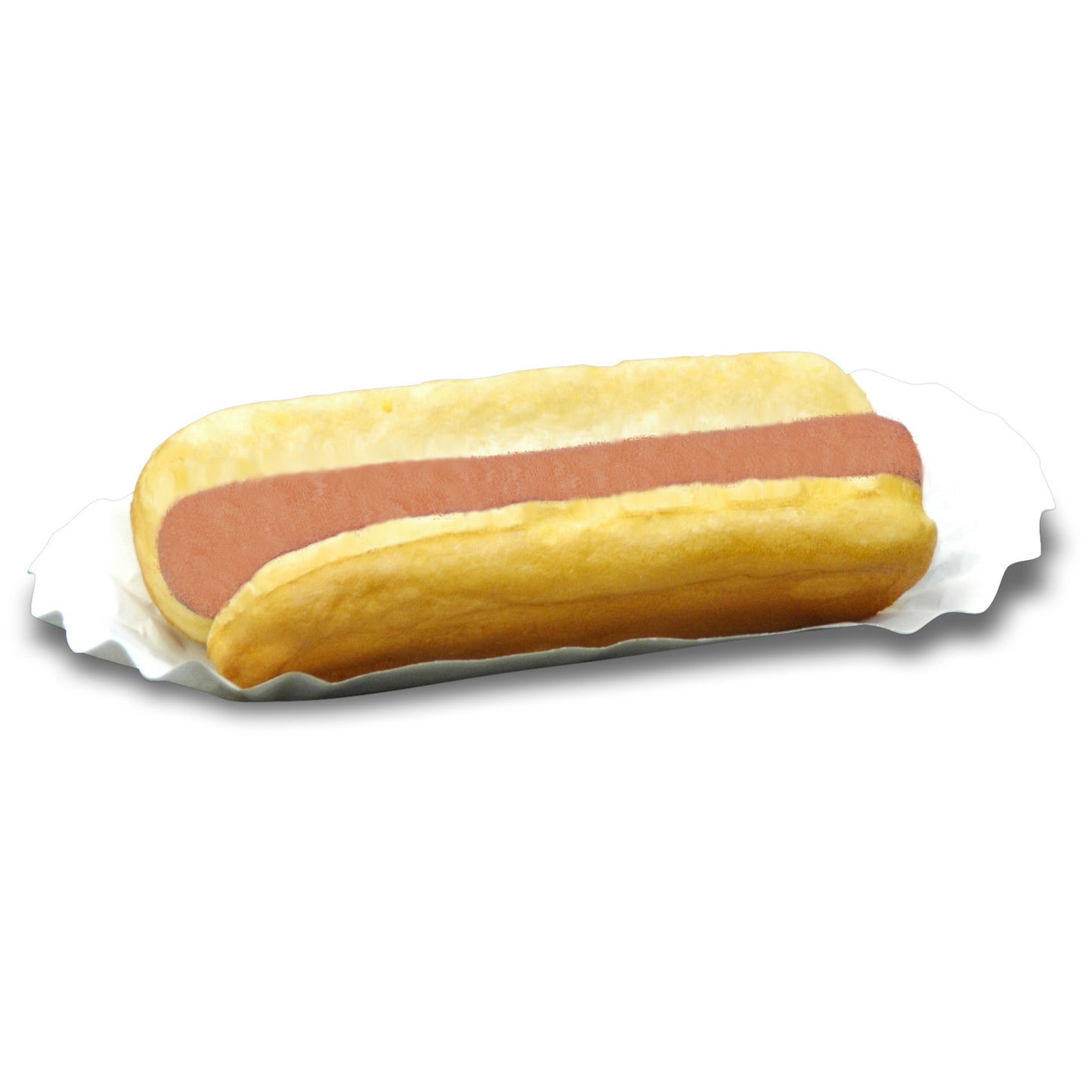 68004CS - BenchmarkUSA Hot Dog Fluted Paper Trays