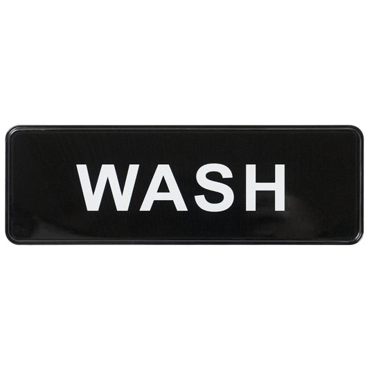 SGN-318 - Information Signs, 9"W x 3"H - SGN-318 - Wash