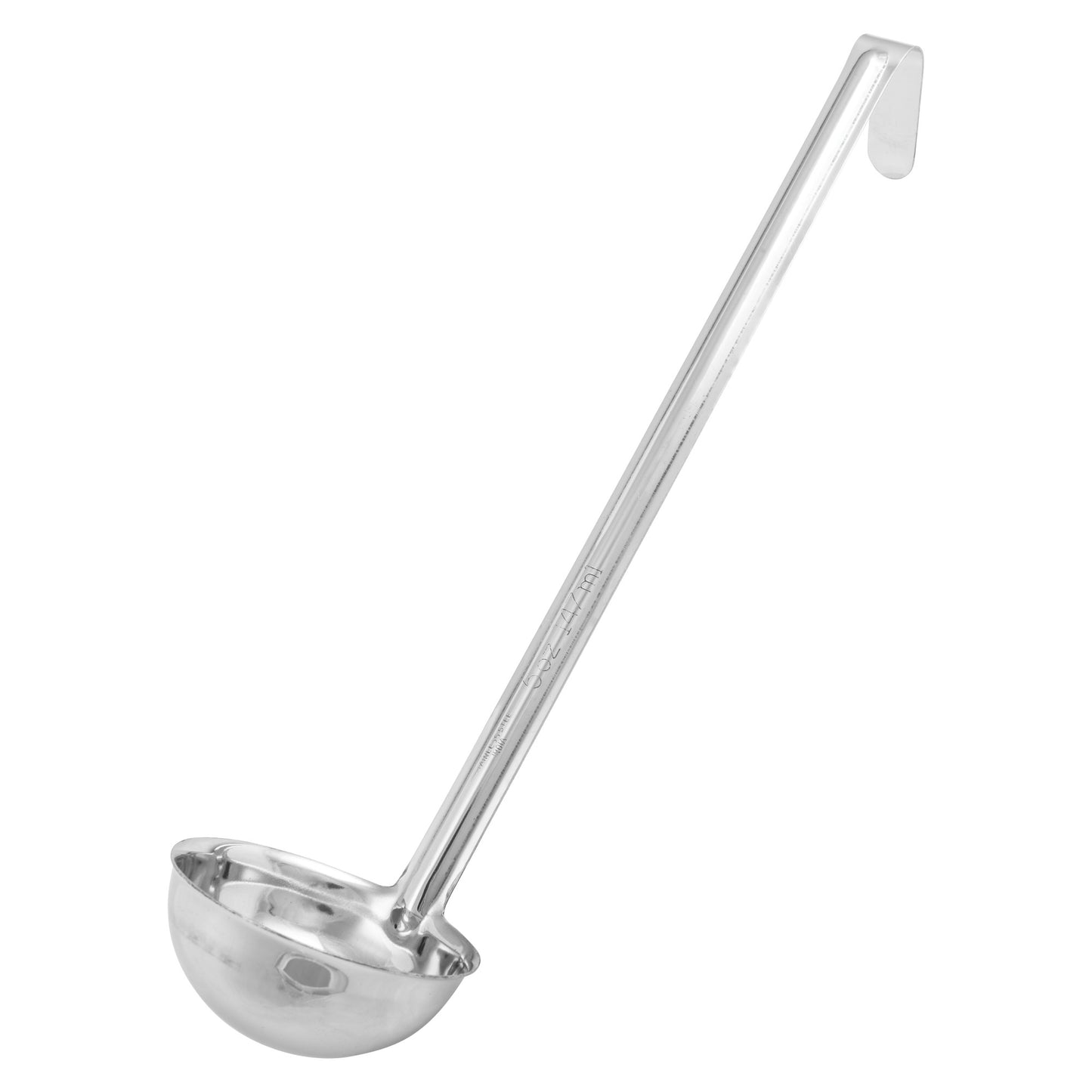 LDIN-5 - Winco Prime One-Piece Ladle, Stainless Steel - 5 oz