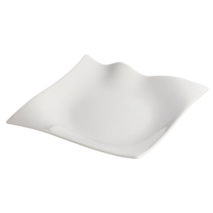 WDP010-102 - 10"Sq Porcelain Square Plate, Bright White, 12 pcs/case