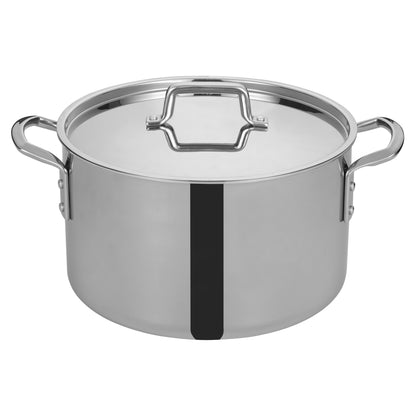 TGSP-16 - Tri-Gen Tri-Ply Stainless Steel Stock Pot with Cover - 16 Quart