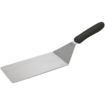 TKP-42 - Turner with Offset, Black Polypropylene Handle, 8" x 4" Blade