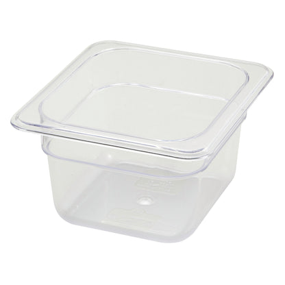 SP7604 - Polycarbonate Food Pan, 1/6 Size - 3-1/2"