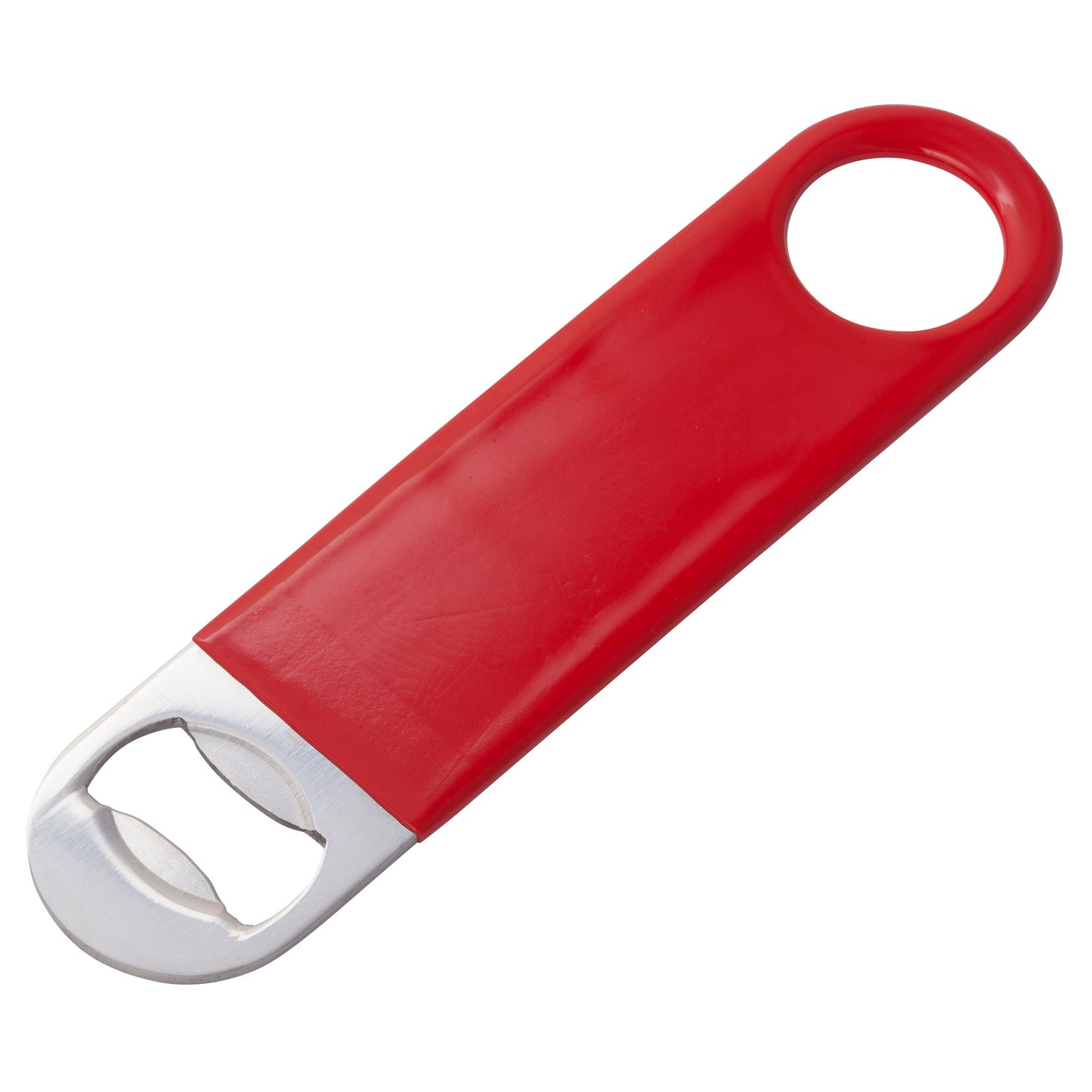 CO-301PR - Stainless Steel Flat Bottle Opener - Red